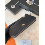2025年3月17日新品財布PRADA blue  21cmX12cmX2.5cm  zy工場
