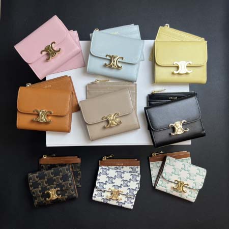 2025年3月17日新品財布 Celine TRIOMPHE...