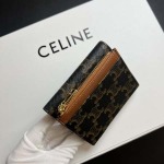 2025年3月17日新品財布 Celine TRIOMPHE 9.5×7.5×3cm   zy工場