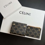 2025年3月17日新品財布 Celine TRIOMPHE 9.5×7.5×3cm   zy工場