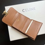 2025年3月17日新品財布 Celine TRIOMPHE 9.5×7.5×3cm   zy工場