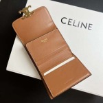 2025年3月17日新品財布 Celine TRIOMPHE 9.5×7.5×3cm   zy工場