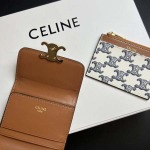 2025年3月17日新品財布 Celine TRIOMPHE 9.5×7.5×3cm   zy工場