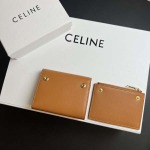 2025年3月17日新品財布 Celine TRIOMPHE 9.5×7.5×3cm   zy工場