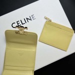 2025年3月17日新品財布 Celine TRIOMPHE 9.5×7.5×3cm   zy工場