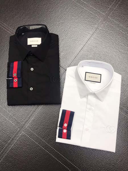 2025年3月19日高品質新作GUCCI長袖のスリムシャツ ...