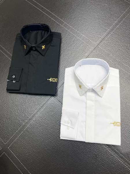 2025年3月19日高品質新作GUCCI長袖のスリムシャツ ...