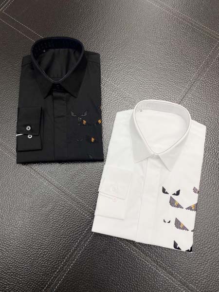 2025年3月19日高品質新作FENDI長袖のスリムシャツ ...