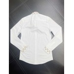 2025年3月19日高品質新作Louis Vuitton長袖のスリムシャツ HoHo工場