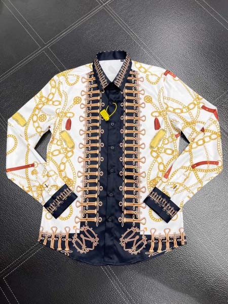 2025年3月19日高品質新作 Versace長袖のスリムシ...