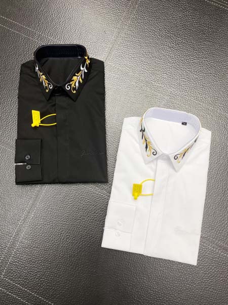 2025年3月19日高品質新作 Versace長袖のスリムシ...