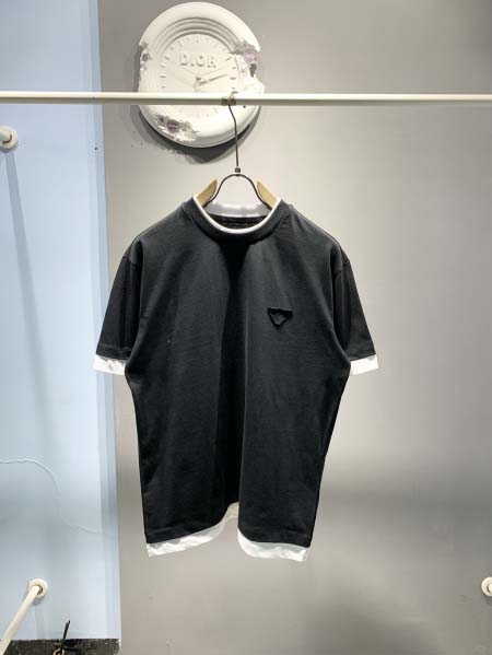 2025年3月19日高品質新作prada半袖Tシャツ HoH...