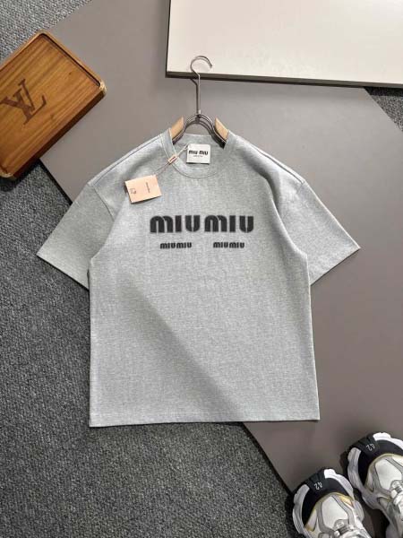 2025年3月19日高品質新作 MIUMIU半袖Tシャツ H...