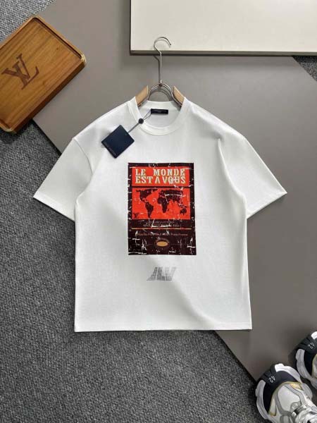 2025年3月19日高品質新作Louis Vuitton半袖...