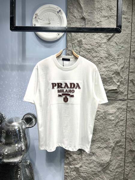 2025年3月19日高品質新作Prada半袖Tシャツ HoH...