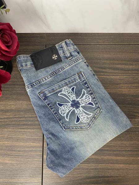 2025年3月21日春夏新作Chrome heartsジーパ...