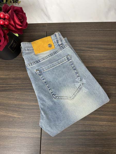 2025年3月21日春夏新作Chrome heartsジーパ...