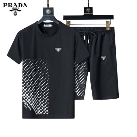 2025年3月25日入荷春夏新作PRADA半袖 セット上下s...