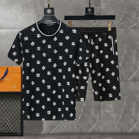 2025年3月25日入荷春夏新作D&G半袖 セット上下shu...