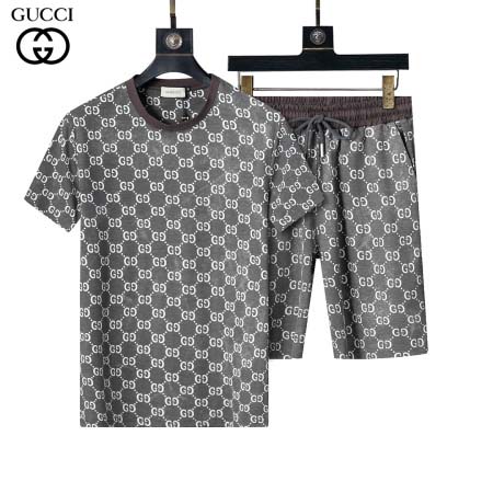 2025年3月27日入荷春夏新作Gucci半袖 セット上下P...