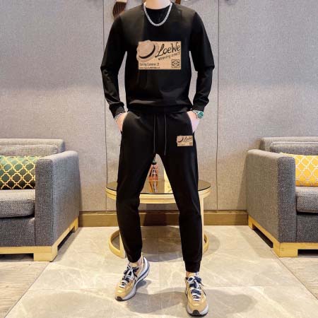 2025年3月28日入荷新作LOEWE春秋メンズ 上下セット...