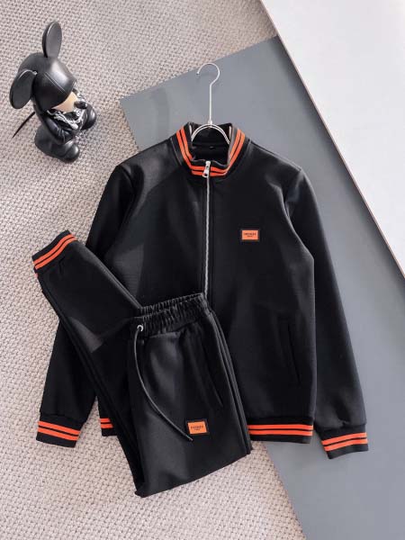 2025年3月28日入荷新作HERMES春秋メンズ 上下セッ...