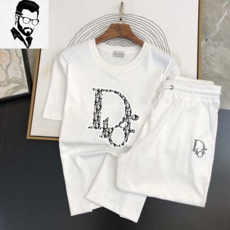 2025年3月28日入荷新作Dior春秋メンズ 半袖上下セッ...