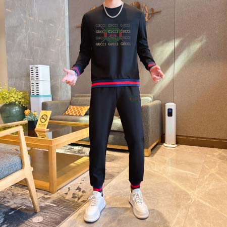 2025年3月28日入荷新作GUCCI春秋メンズ 上下セット...