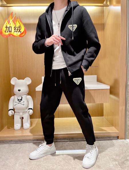 2025年3月28日入荷新作Prada秋冬メンズ 上下セット...