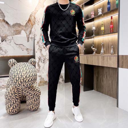 2025年3月28日入荷新作GUCCI春秋メンズ 上下セット...