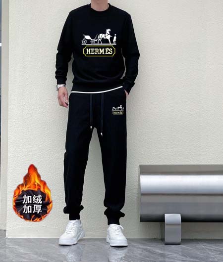 2025年3月28日入荷新作HERMES秋冬メンズ 上下セッ...