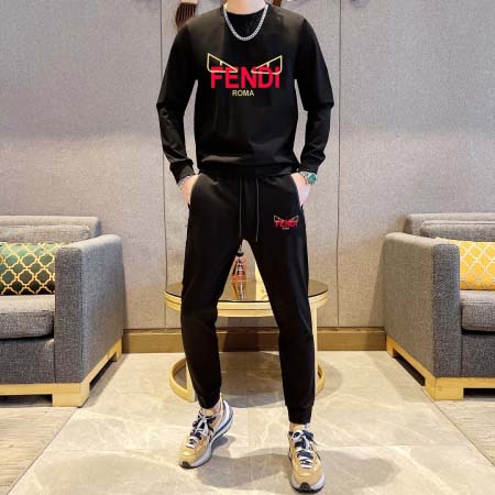 2025年3月29日入荷新作FENDI春秋メンズ 上下セット...