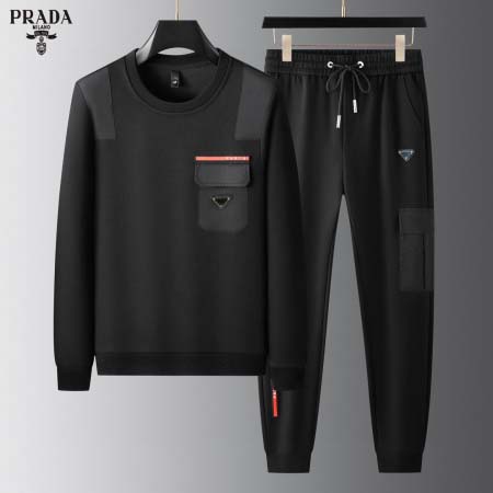 2025年3月29日入荷新作PRADA春秋メンズ 上下セット...