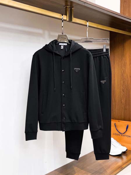 2025年3月29日入荷新作PRADA春秋メンズ 上下セット...