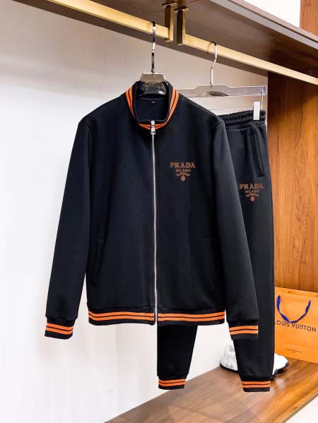 2025年3月29日入荷新作PRADA春秋メンズ 上下セット...