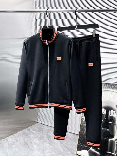 2025年3月30日入荷新作HERMES春秋メンズ 上下セッ...