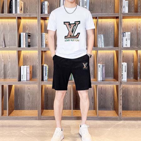 2025年4月1日入荷新作Louis Vuitton夏メンズ 上下セットM-5XL/zhan工場