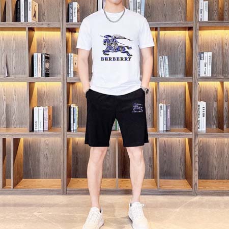 2025年4月1日入荷新作BURBERRY夏メンズ 上下セットM-5XL/zhan工場