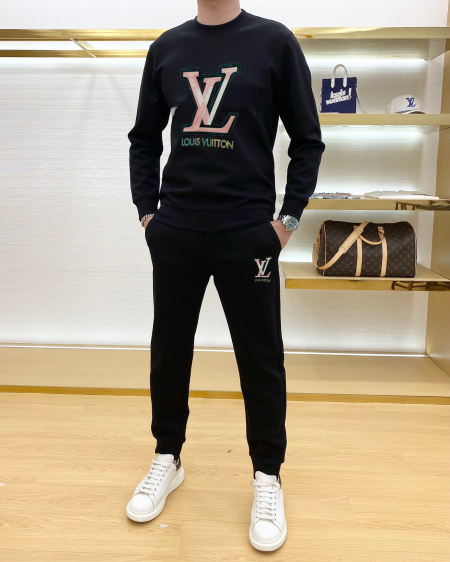 2025年4月1日入荷新作Louis Vuitton春秋メンズ 上下セットM-5XL/zhan工場