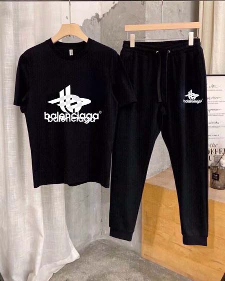 2025年4月1日入荷新作BALENCIAGA夏メンズ 上下セットM-5XL/zhan工場