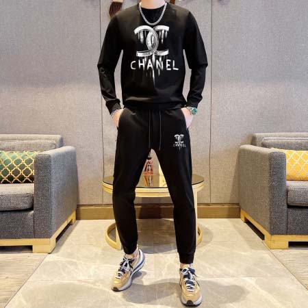 2025年4月1日入荷新作CHANEL春秋メンズ 上下セットM-5XL/zhan工場