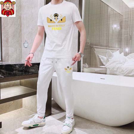 2025年4月1日入荷新作FENDI夏メンズ 上下セットM-5XL/zhan工場