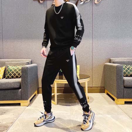 2025年4月1日入荷新作PRADA春秋メンズ 上下セットM-5XL/zhan工場