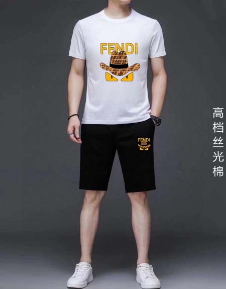 2025年4月2日入荷新作FENDI夏メンズ 上下セットM-5XL/zhan工場