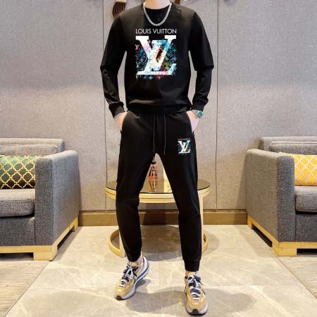 2025年4月2日入荷新作Louis Vuitton春秋メンズ 上下セットM-5XL/zhan工場