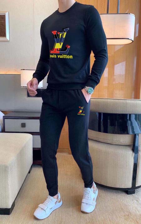 2025年4月2日入荷新作Louis Vuitton春秋メンズ 上下セットM-5XL/zhan工場