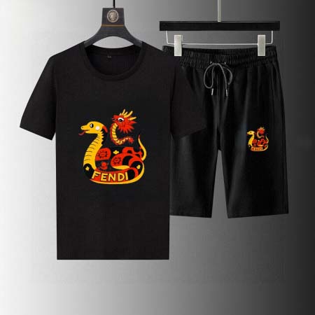 2025年4月2日入荷新作FENDI夏メンズ 上下セットM-5XL/zhan工場