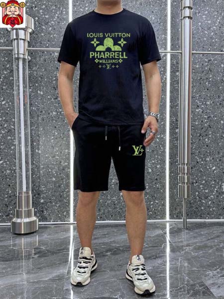 2025年4月2日入荷新作Louis Vuitton夏メンズ 上下セットM-5XL/zhan工場