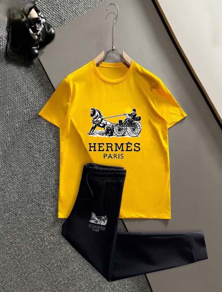 2025年4月2日入荷新作HERMES夏メンズ 上下セットM-5XL/zhan工場