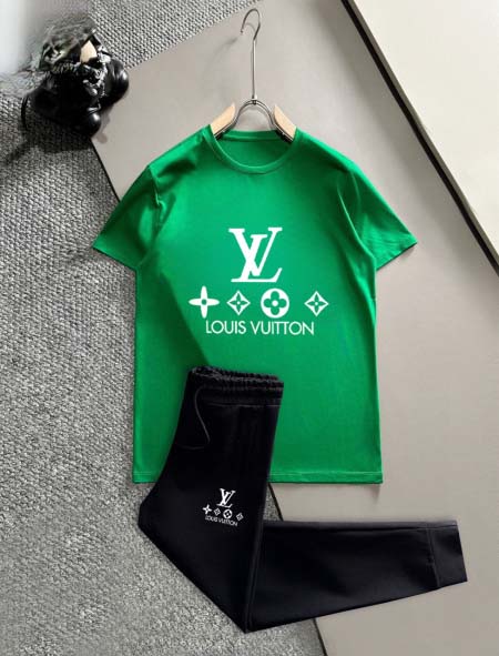 2025年4月2日入荷新作Louis Vuitton夏メンズ 上下セットM-5XL/zhan工場